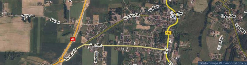 Zdjęcie satelitarne Powstańców Śląskich ul.